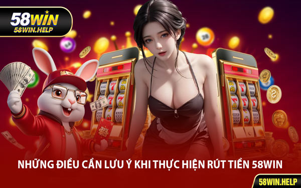 Những Điều Cần Lưu Ý Khi Thực Hiện Rút Tiền 58WIN